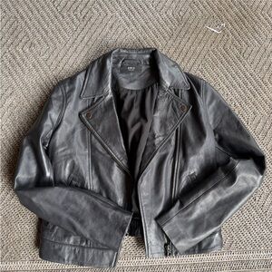 Able Black Leather Women’s Jacket
